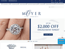 Tablet Screenshot of moyerfinejewelers.com